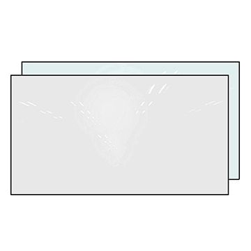 200 x 100cm Framed Magnetic Glass Whiteboard
