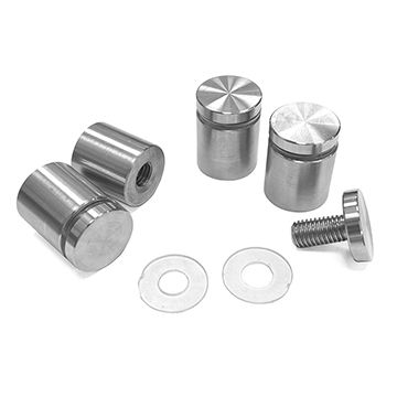 4'S Solid Stainless Steel Panel Fixings (Heavy Duty / Ø18 x 32mm)